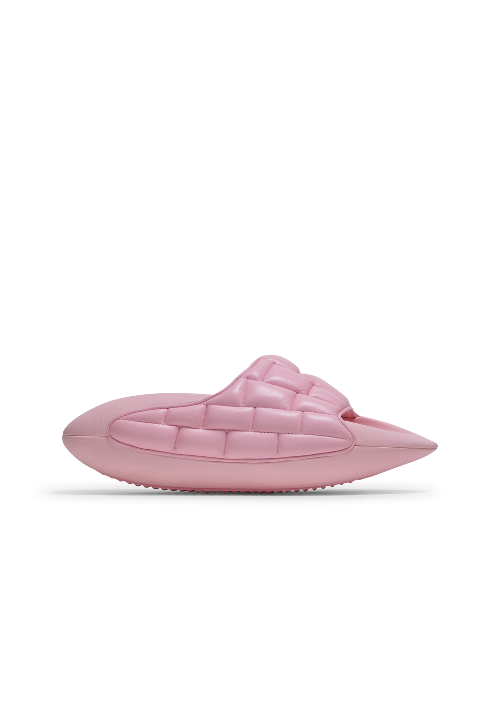 Quilted leather B-IT mules, pink, hi-res